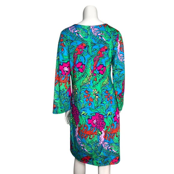 LILLY PULITZER Shake Your Tailfeather Cockatoo Print Dress - Picture 3 of 7